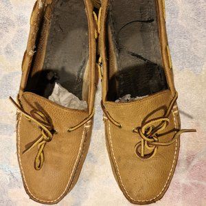 Polo Ralph Lauren Wyndings Tan Leather Loafers Men